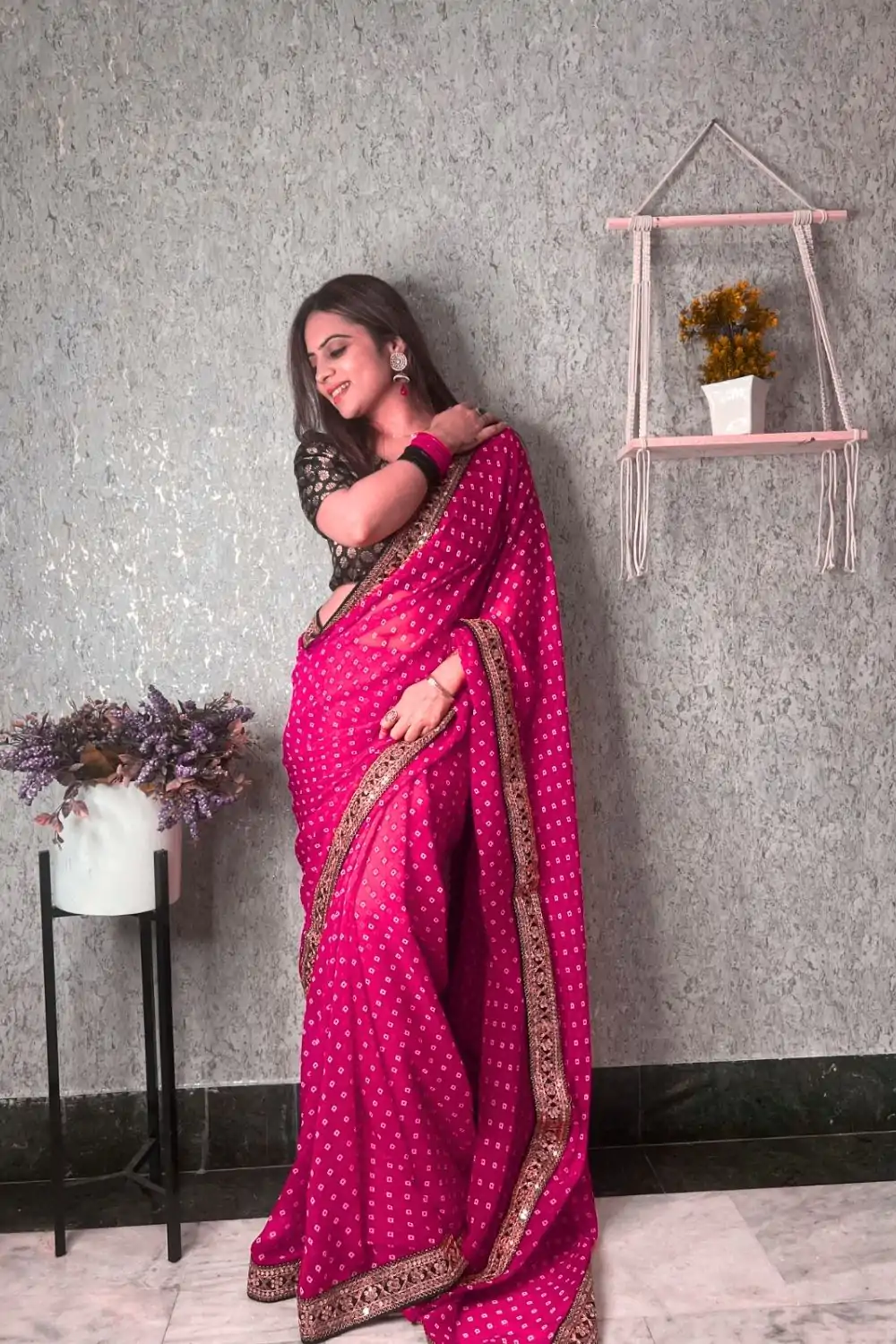 JR 543 Wine Color Printed Georgette With Sequence Embroidery Lace Saree Casual, Party Wear, Wedding, Events Etc. Expected Delivery 4-6 Working Days 1449/- | Bollywood Sarees, Creative Sarees, Designer Sarees, Embroidered Sarees, Ethnic Saree, Modern Digital sarees, Party Wear Sarees, Sarees
