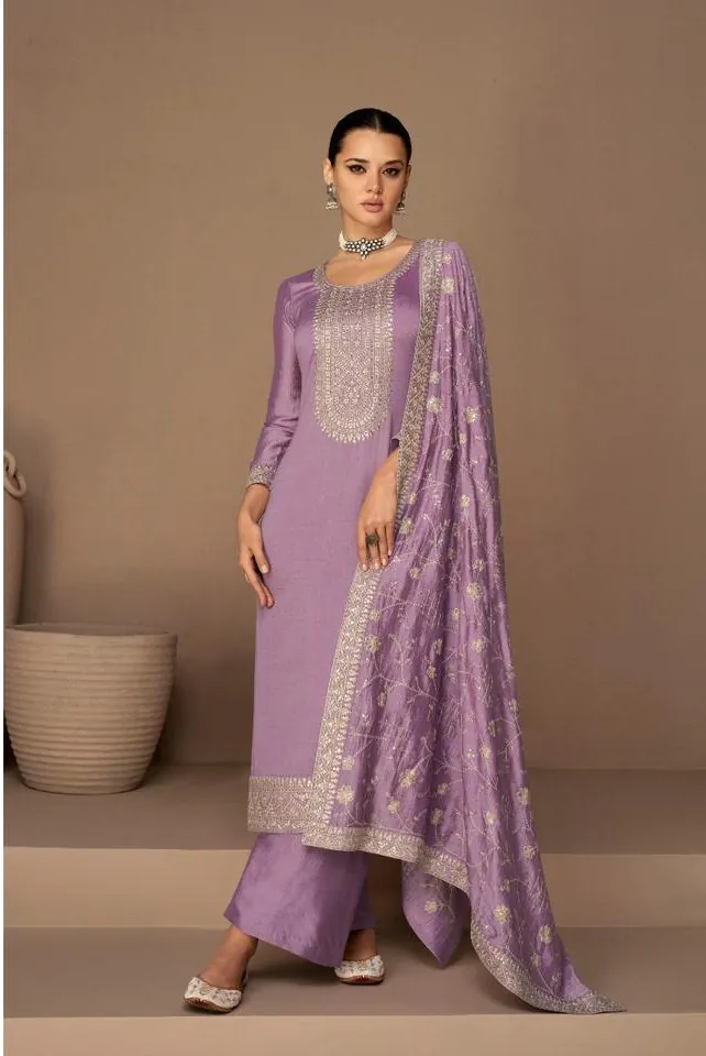 Ashirwad 9525 Purple Color Sequence Embroidery Stone Work Salwar Suit , Wedding, Party, Festive, Events Etc. Expected Delivery 4-6 Working Days @2250/- | Jump Suits, Casual Suits, Creative suits, Designer Suits, Palazzo Suits, Party Wear Suits, Salwar suit, Straight Suits