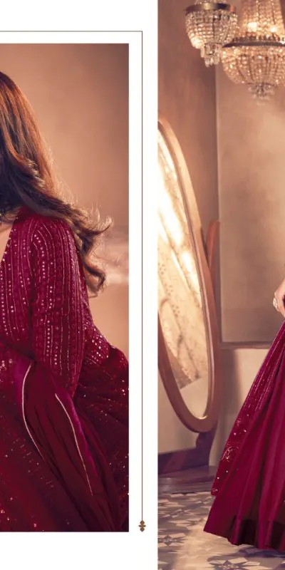 FC:-122 Red color heavy Georgette with Embroidery And Santoon Work Classic Designer Suit Wedding,Party,Festive@2399/- Only | Anarkali Suits, Bollywood Anarkali, Creative-Anarkali, Designer Anarkali, Embroidered Anarkali, Party Wear Anarkali