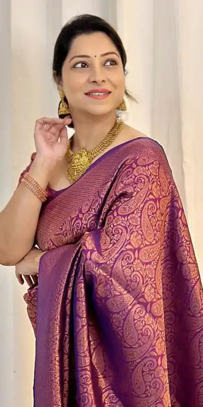 GKT Mango Wine Color Rich Pallu & Jacquard Work Kubera pattu saree Casual, Party Wear, Wedding, Events Etc. Expected Delivery 4-6 Working Days 1699/- | Bollywood Sarees, Creative Sarees, Designer Sarees, Embroidered Sarees, Ethnic Saree, Modern Digital sarees, Party Wear Sarees, Sarees