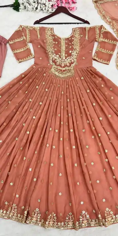 peach color party wear dress Gorgeous V Neck Peach Homecoming Dress Party Dress with Pearls US2 / As Picture