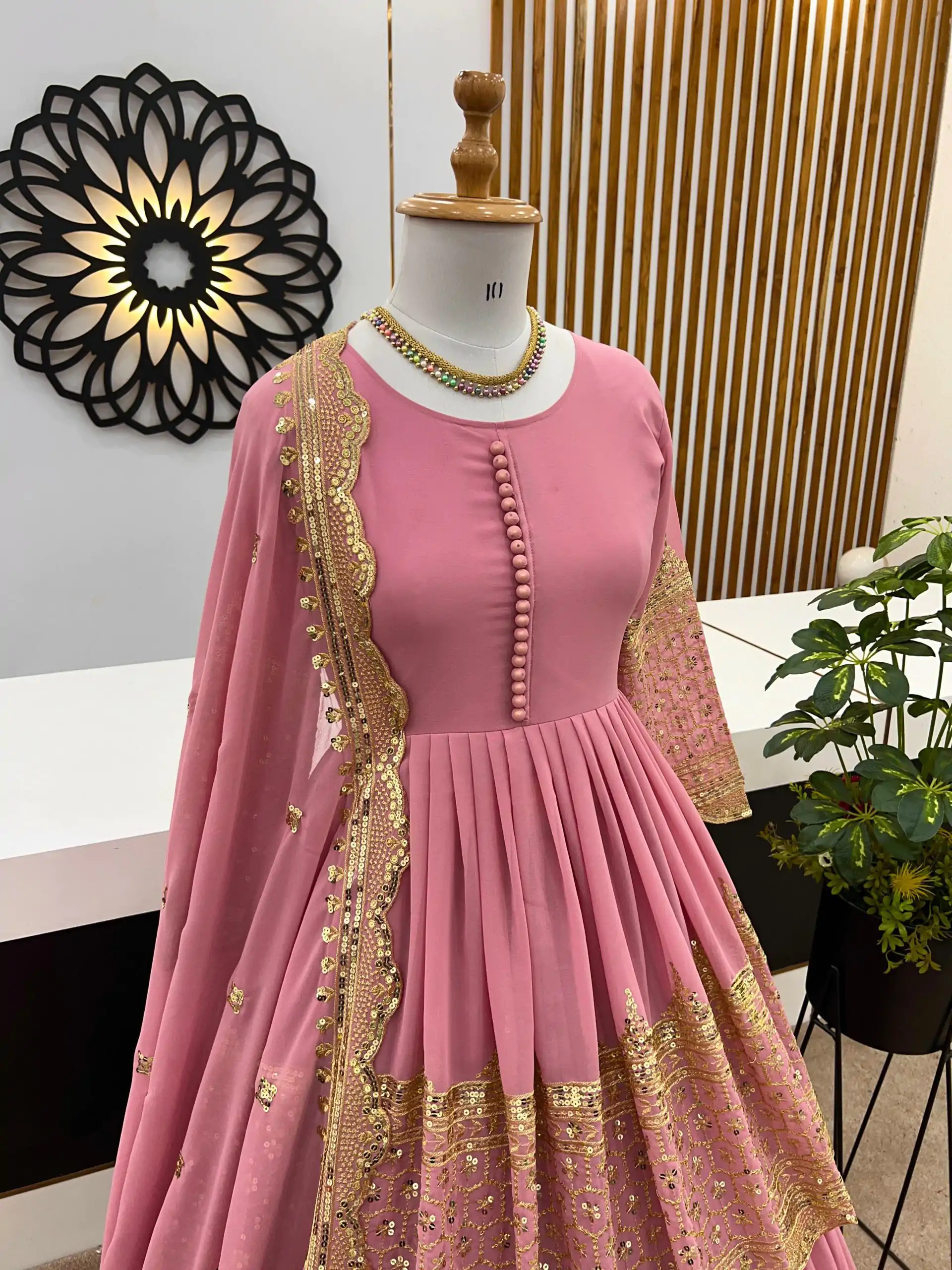 ZF 362 Pink Color Faux Georgette With Heavy Embroidery Sequence Work Lehenga Choli Wedding, Party, Events Etc. Expected Delivery 4-6 Working Days 2099/- | Bollywood Lehenga, Creative Lehenga, Designer Lehenga, Embroidered Lehenga, Lehenga, Party Wear Lehenga