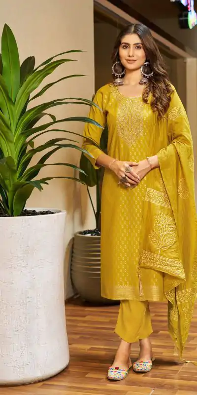 INLI Jasmin 3 Yellow Color Rayon Embroidery Work Printed Kurti Casual, Wedding, Party, Festive, Events Etc. Expected Delivery 4-6 Days @1849/- | Bollywood Kurti, Creative Kurtis, Designer Kurti, Kurti, Party Wear Kurti, Selfie Kurti