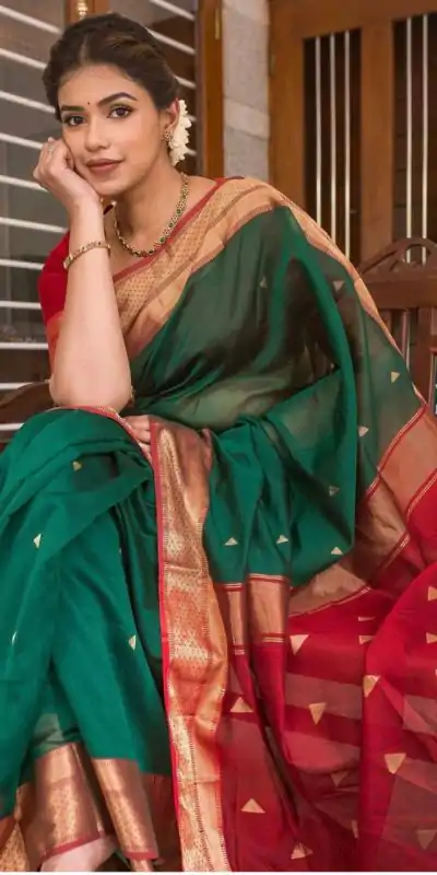 DDF Triveni Green  Color Banarasi Soft Silk Ordinary Design Saree Casual, Party Wear, Wedding, Events, Etc. Expected Delivery 4-6 Working Days 1499/- | Bollywood Sarees, Creative Sarees, Designer Sarees, Embroidered Sarees, Ethnic Saree, Modern Digital sarees, Party Wear Sarees, Sarees