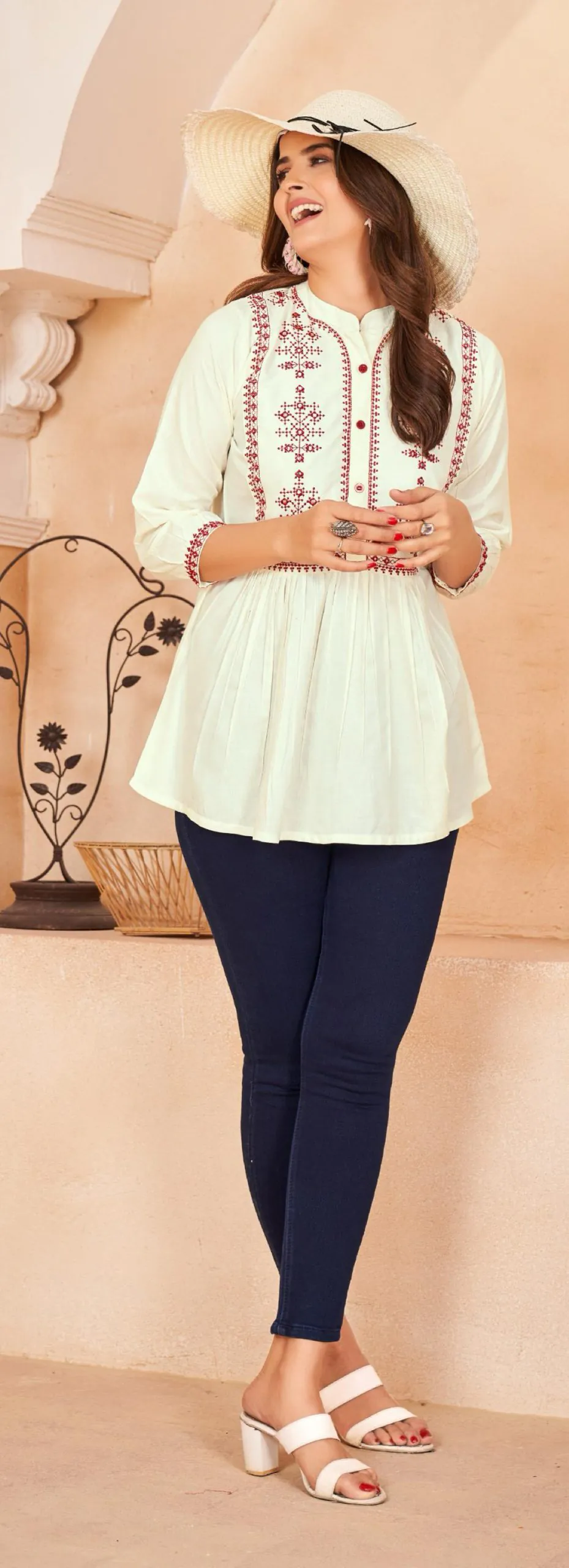 INLI Bubbly Yellow Color Heavy Rayon Embroidery work Kurti Casual, Wedding, Party, Festive, Events Etc. Expected Delivery 4-6 Working Days @999/- | Bollywood Kurti, Creative Kurtis, Designer Kurti, Kurti, Party Wear Kurti, Selfie Kurti