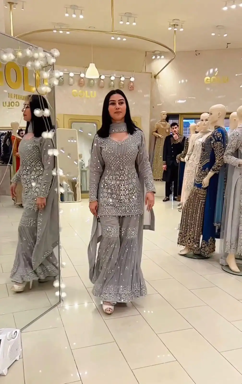 ZSR 3010 Grey Color Faux Georgette Embroidery Work Sharara Suit Casual, Wedding, Party, Festive, Events Etc. Expected Delivery 4-6 Working Days @2349/- | Jump Suits, Casual Suits, Creative suits, Designer Suits, Palazzo Suits, Party Wear Suits, Patiala Suits, Salwar suit, Straight Suits