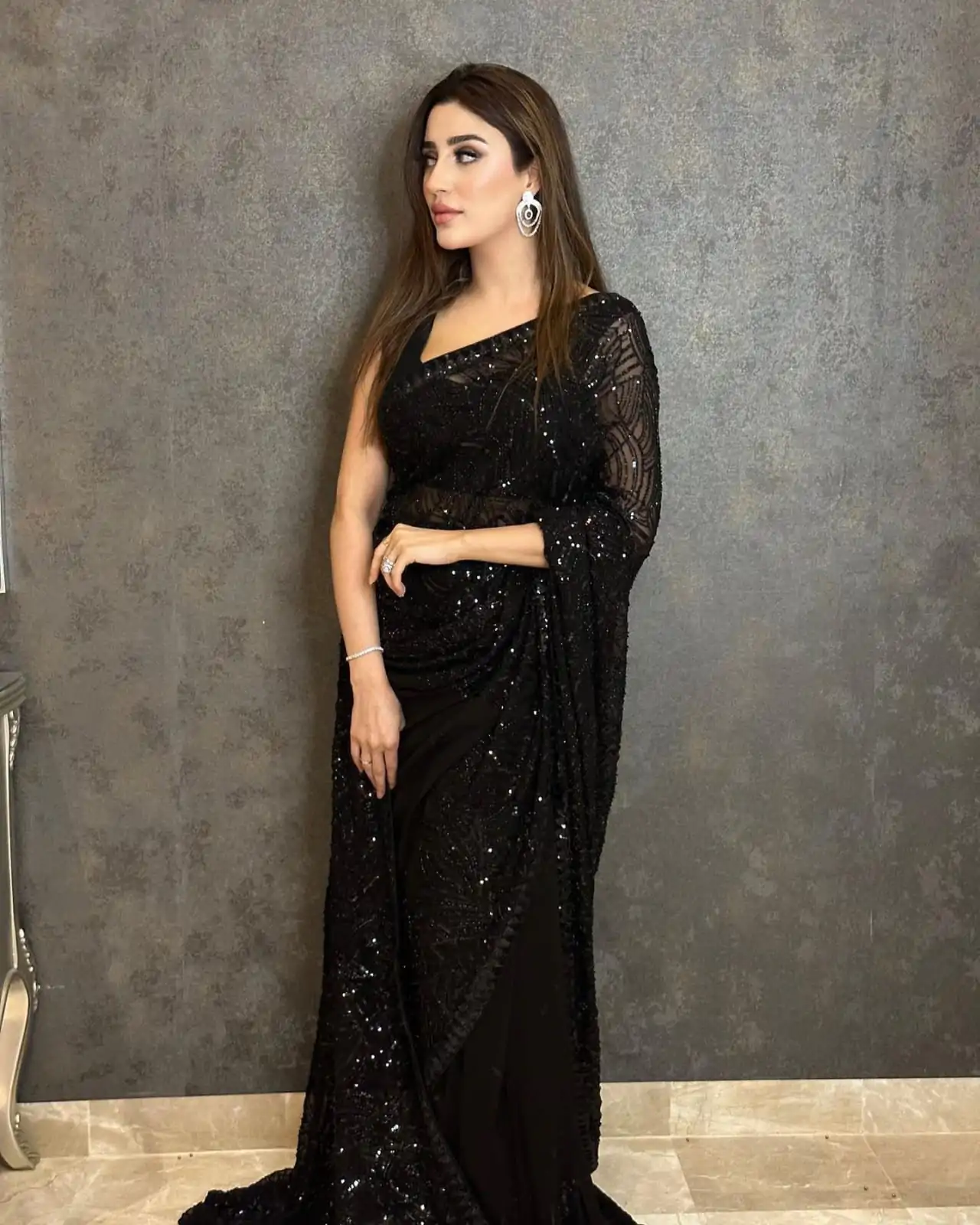JR 605 Black Color Georgette Embroidery Sequins work Saree Casual, Party Wear, Wedding, Events Etc. Expected Delivery 4-6 Working Days 1649/- | Bollywood Sarees, Creative Sarees, Designer Sarees, Embroidered Sarees, Ethnic Saree, Modern Digital sarees, Party Wear Sarees, Sarees