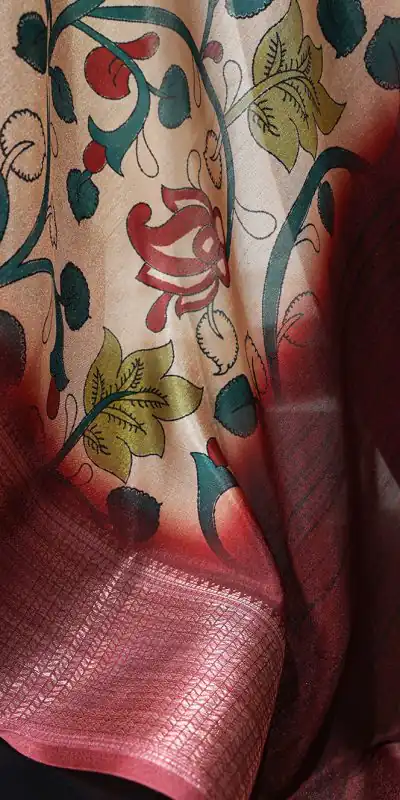 YNF7015 Maroon : Saree Fabric Gadhawal Chex :Saree Work :Arca Work Blouse Fabric : Linen petti silk Party wear Designer Saree @1349 | Bollywood Sarees, Creative Sarees, Designer Sarees, Modern Digital sarees, Party Wear Sarees, Sarees