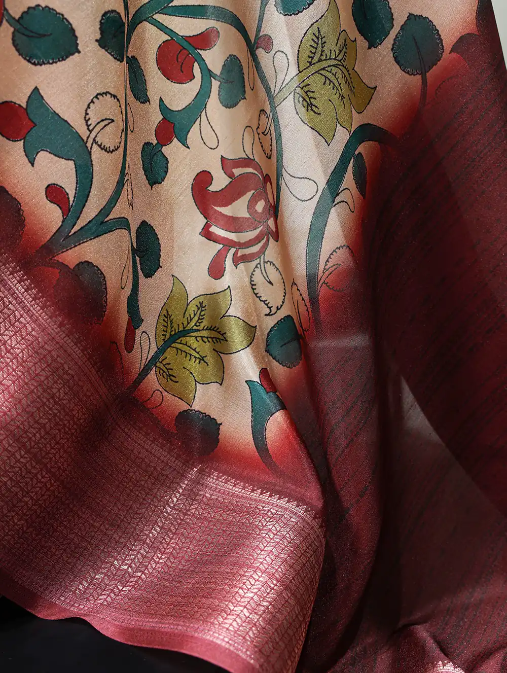 YNF7015 Maroon : Saree Fabric Gadhawal Chex :Saree Work :Arca Work Blouse Fabric : Linen petti silk Party wear Designer Saree @1349 | Bollywood Sarees, Creative Sarees, Designer Sarees, Modern Digital sarees, Party Wear Sarees, Sarees