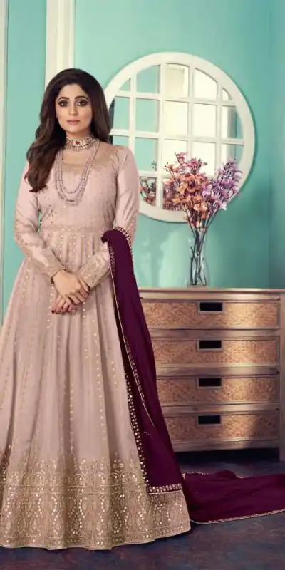 slim fit dress slacks Buy Peach Red In Combination Traditional Churidar Suit Online