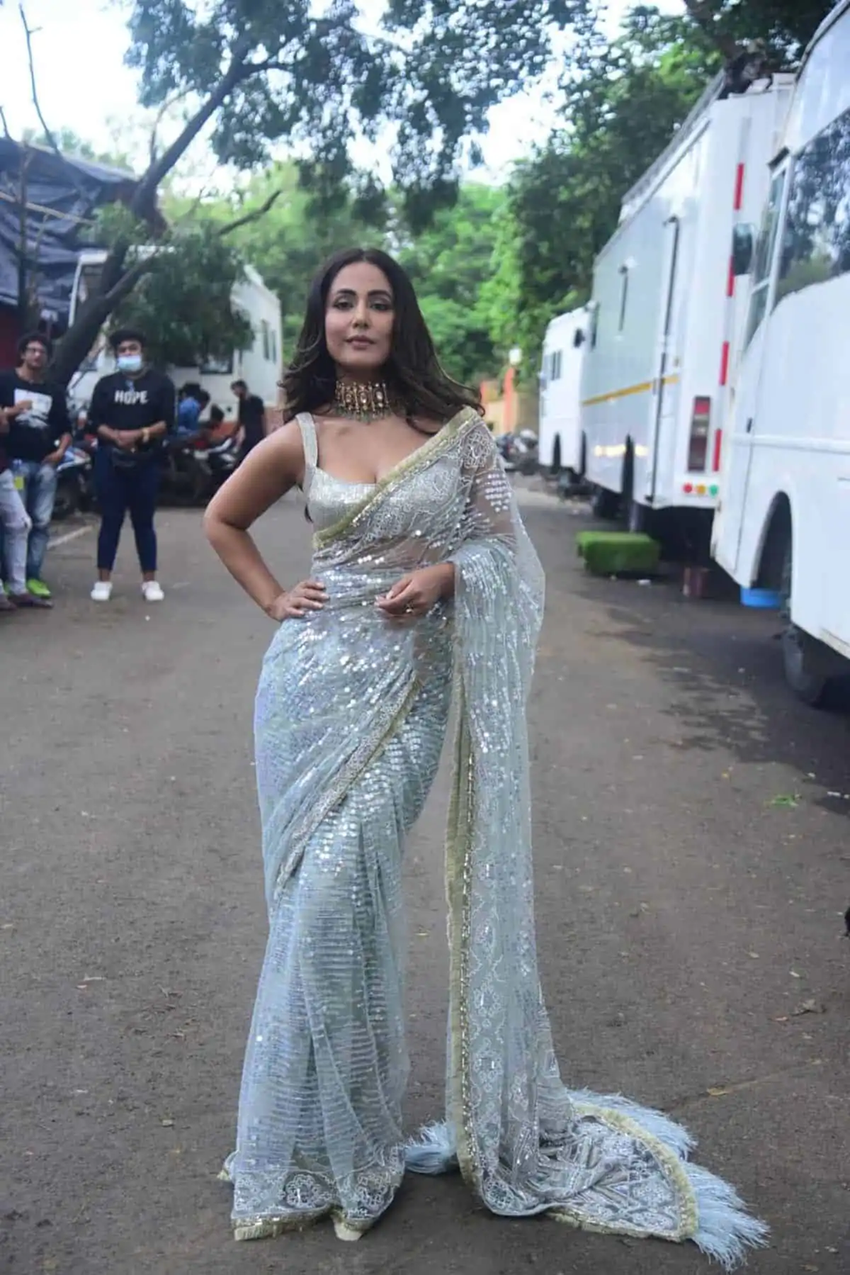 KT 230 White Saree : Heavy Nylon Mono Net Blouse : Banglori Satin Silk Work : Embroidery With Heavy Sequence Work Wedding, Festive @1999/- | Bollywood Sarees, Creative Sarees, Designer Sarees, Embroidered Sarees, Party Wear Sarees, Sarees