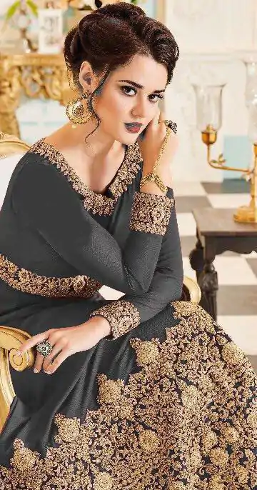  FC Veeda Black Color Georgette Coding Embroidery Stone  Work Anarkali Suit Wedding, Party, Festive events, etc. Expected Delivery  4-6 Working Days @1999/ | Anarkali Suits, Bollywood Anarkali, Creative-Anarkali, Designer Anarkali, Embroidered Anarkali, Party Wear Anarkali