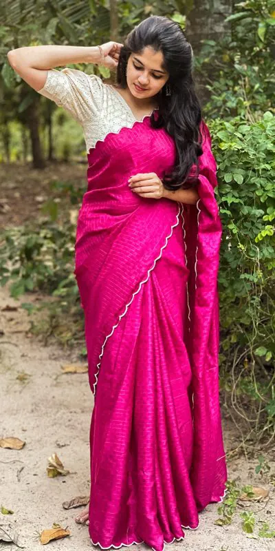 YNF7103 Pink Gadwall Chex Arca Work Blouse(Stitched) Saree Blouse(Stitched) Casual Party Wear, Wedding, Events Etc. Expected Delivery 4-6 Working Days @1699 | Bollywood Sarees, Creative Sarees, Designer Sarees, Embroidered Sarees, Ethnic Saree, Modern Digital sarees, Party Wear Sarees, Sarees
