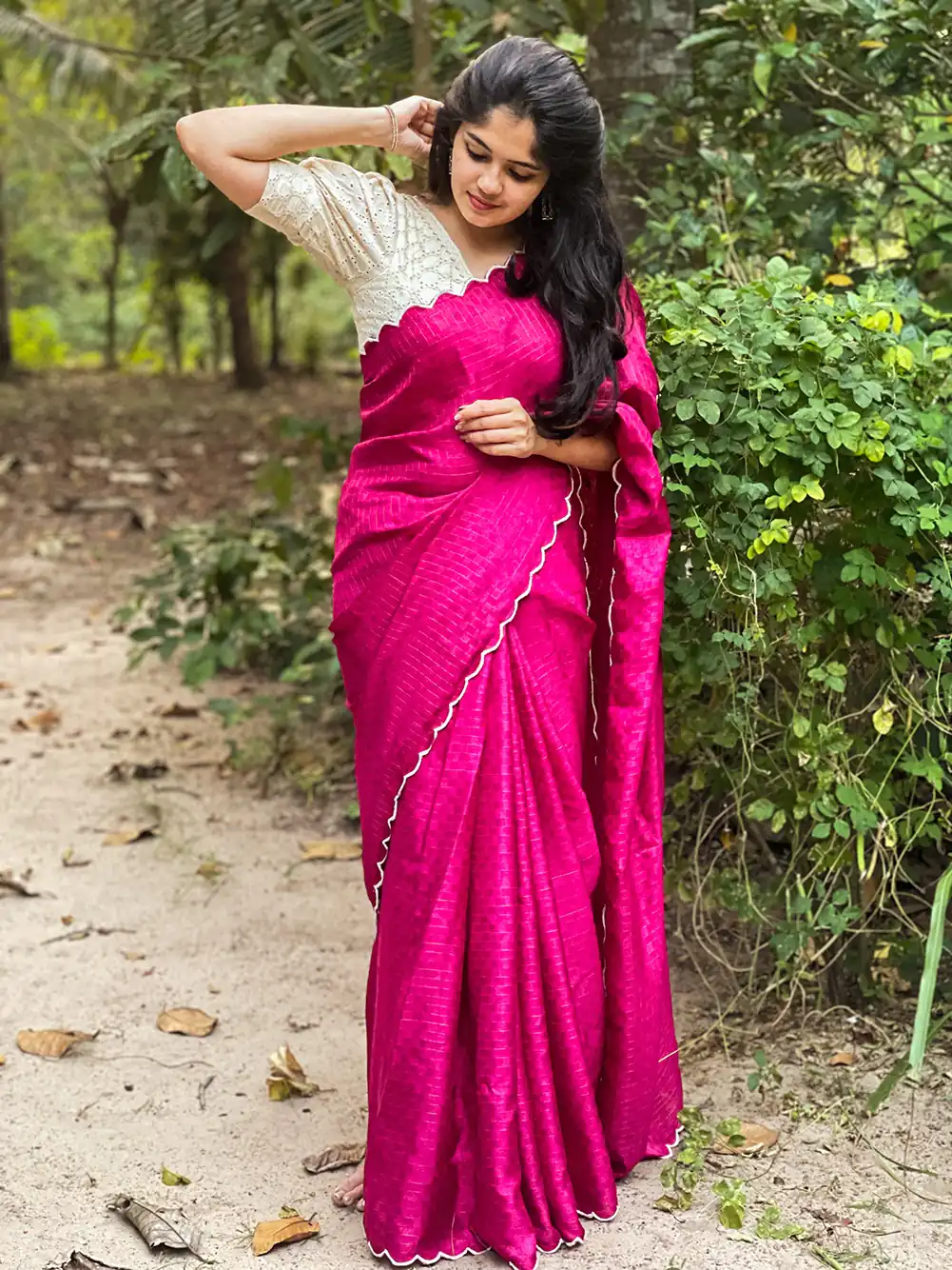 YNF7103 Pink Gadwall Chex Arca Work Blouse(Stitched) Saree Blouse(Stitched) Casual Party Wear, Wedding, Events Etc. Expected Delivery 4-6 Working Days @1699 | Bollywood Sarees, Creative Sarees, Designer Sarees, Embroidered Sarees, Ethnic Saree, Modern Digital sarees, Party Wear Sarees, Sarees