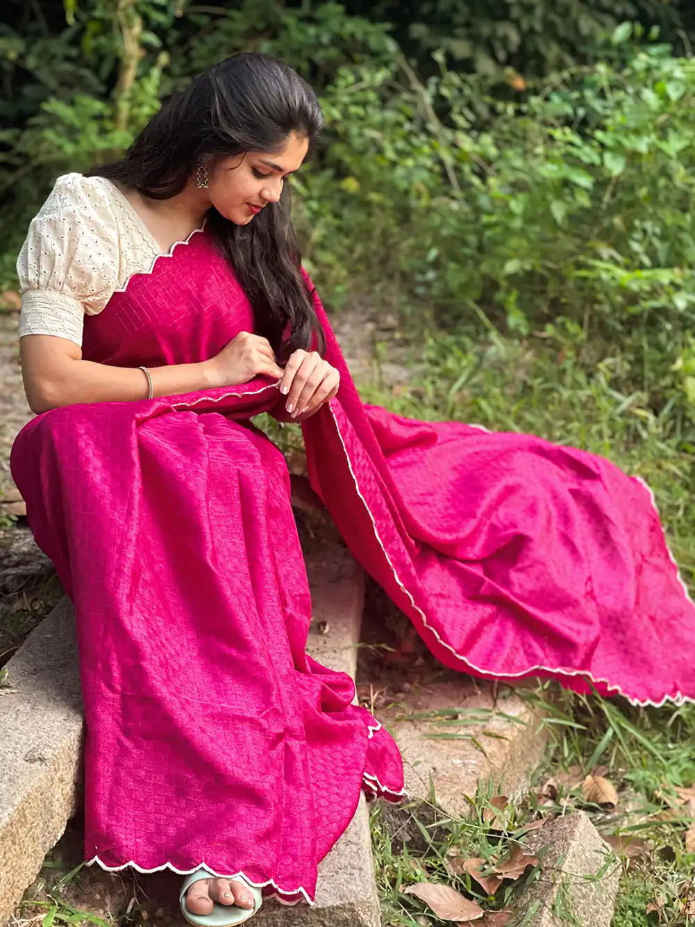 YNF7103 Pink Gadwall Chex Arca Work Blouse(Stitched) Saree Blouse(Stitched) Casual Party Wear, Wedding, Events Etc. Expected Delivery 4-6 Working Days @1699 | Bollywood Sarees, Creative Sarees, Designer Sarees, Embroidered Sarees, Ethnic Saree, Modern Digital sarees, Party Wear Sarees, Sarees