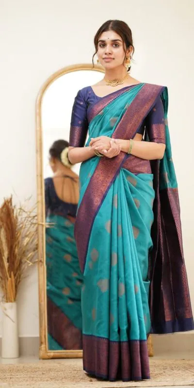 DDF 115 Blue Color Soft Lichi Silk Ordinary Design Rich Pallu Saree Casual, Party Wear, Events, Festivals Etc. Expected Delivery 4-6 Working Days 1499/ | Bollywood Sarees, Creative Sarees, Designer Sarees, Embroidered Sarees, Ethnic Saree, Modern Digital sarees, Party Wear Sarees, Sarees