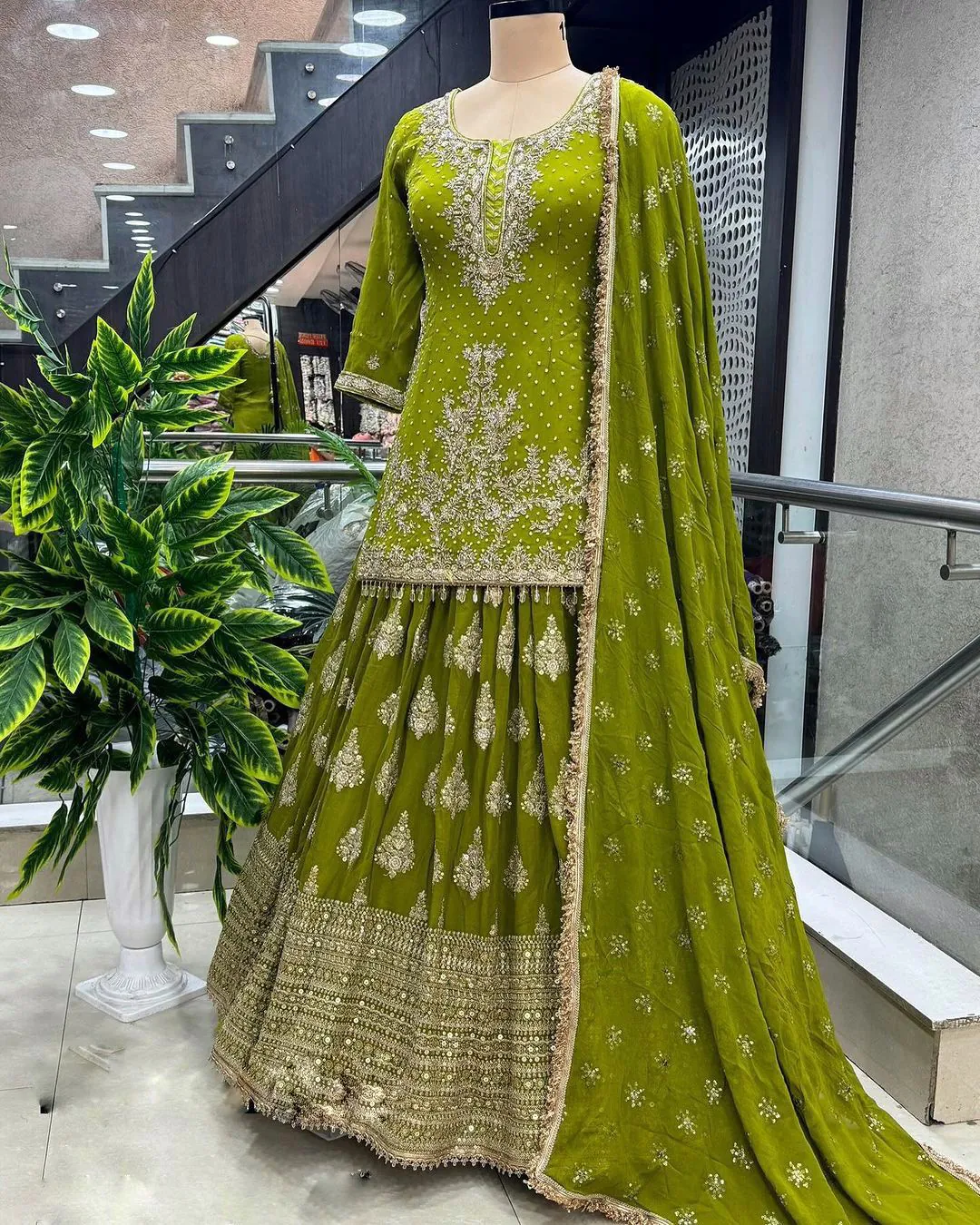 NSR 806 Pista Green Color Pure Chinnon Silk Embroidery Lehenga Choli Casual, Party Festive, Events Etc. Expected Delivery 4-6 Working Days @2199/- | Bollywood Lehenga, Creative Lehenga, Designer Lehenga, Embroidered Lehenga, Lehenga, Party Wear Lehenga, Straight Suits