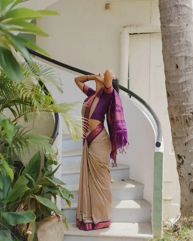 KP - 5044 Cream Color Soft Lichi Silk Jacquard On All Over Saree Casual, Party Wear, Wedding, Events Etc. Expected Delivery 4-6 Working Days @1449/- | Bollywood Sarees, Creative Sarees, Designer Sarees, Embroidered Sarees, Ethnic Saree, Modern Digital sarees, Party Wear Sarees, Sarees