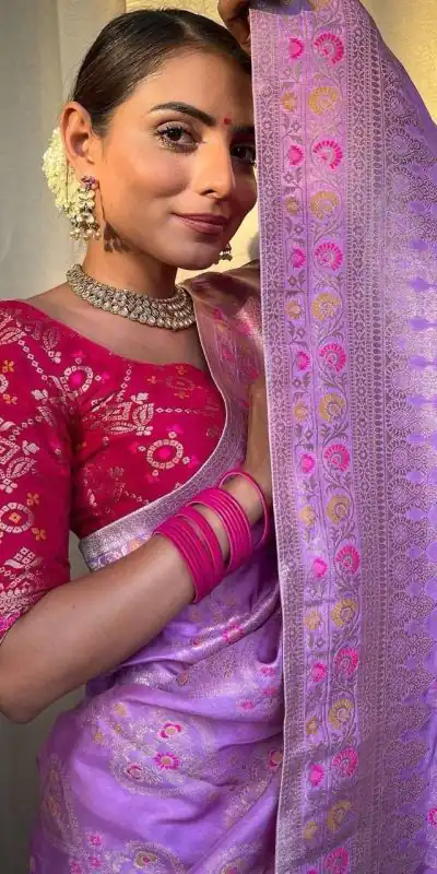 KP 5069 Purple Color Soft Lichi Silk Cloth Rich Pallu All Over Saree Events Casual, Wedding, Festive, Events . Expected Delivery 4-6 Working Days @1549/- | Bollywood Sarees, Creative Sarees, Designer Sarees, Embroidered Sarees, Ethnic Saree, Modern Digital sarees, Party Wear Sarees, Sarees