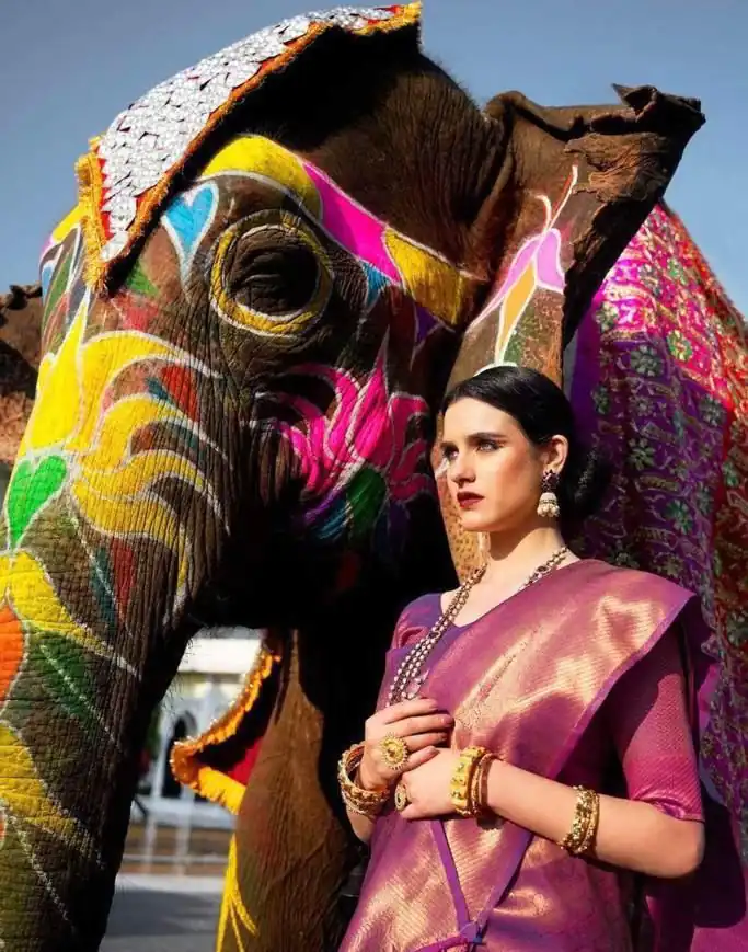 KP 5054  Pink Color Soft Lichi Silk Jacquard Rich Pallu Saree Casual, Party Wear, Wedding, Events Etc. Expected Delivery 4-6 Working Days @1349/- | Bollywood Sarees, Creative Sarees, Designer Sarees, Embroidered Sarees, Ethnic Saree, Modern Digital sarees, Party Wear Sarees, Sarees