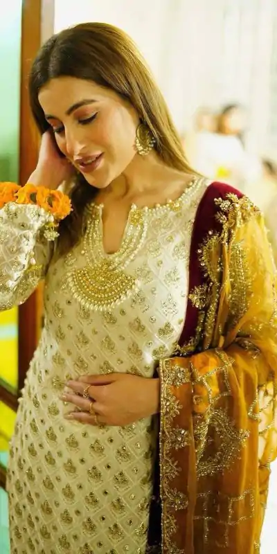 SR 1608 White Georgette Embroidery Sequence Rivet Moti Work Sharara Suit Wedding, Party, Festive, Events Etc. Expected Delivery 4-6 Working Days @2249Only | Casual Suits, Creative suits, Designer Suits, Palazzo Suits, Party Wear Suits, Salwar suit, Straight Suits