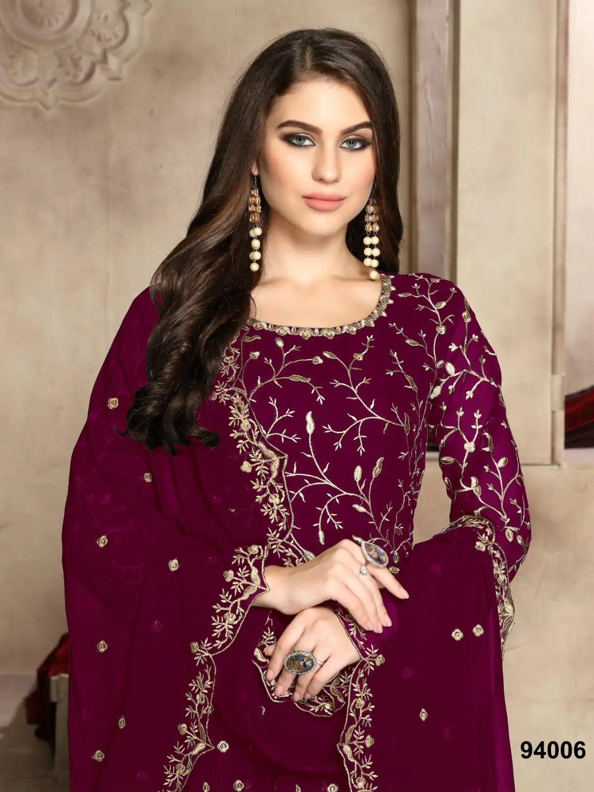   FC 94006 Purple Color Georgette Multi Thread Zari Stich Anarkali Suit Wedding, Party, Festive events, etc. Expected Delivery  4-6 Working Days @2149/- | Anarkali Suits, Bollywood Anarkali, Creative-Anarkali, Designer Anarkali, Embroidered Anarkali, Party Wear Anarkali