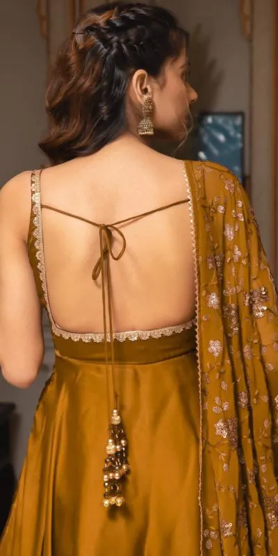 SRK 5128 Coffee Color Heavy Faux Georgette With Fully Flair Salwar Suit Wedding, Party, Festive, Events Expected Delivery 4-6 Working Days @ 1899/- | Jump Suits, Casual Suits, Creative suits, Designer Suits, Palazzo Suits, Party Wear Suits, Patiala Suits, Salwar suit, Straight Suits