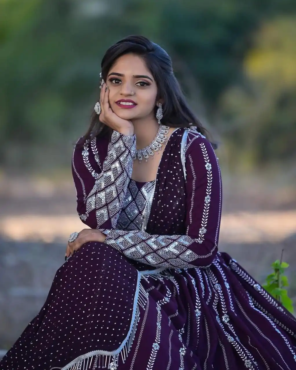 Ram 001 Maroon Color Georgette Sequence Thread Work With Zari Lehenga Choli Casual, Wedding, Festive, Events Expected Delivery 4-6 Working Days @3199/- | Bollywood Lehenga, Creative Lehenga, Designer Lehenga, Embroidered Lehenga, Lehenga, Party Wear Lehenga