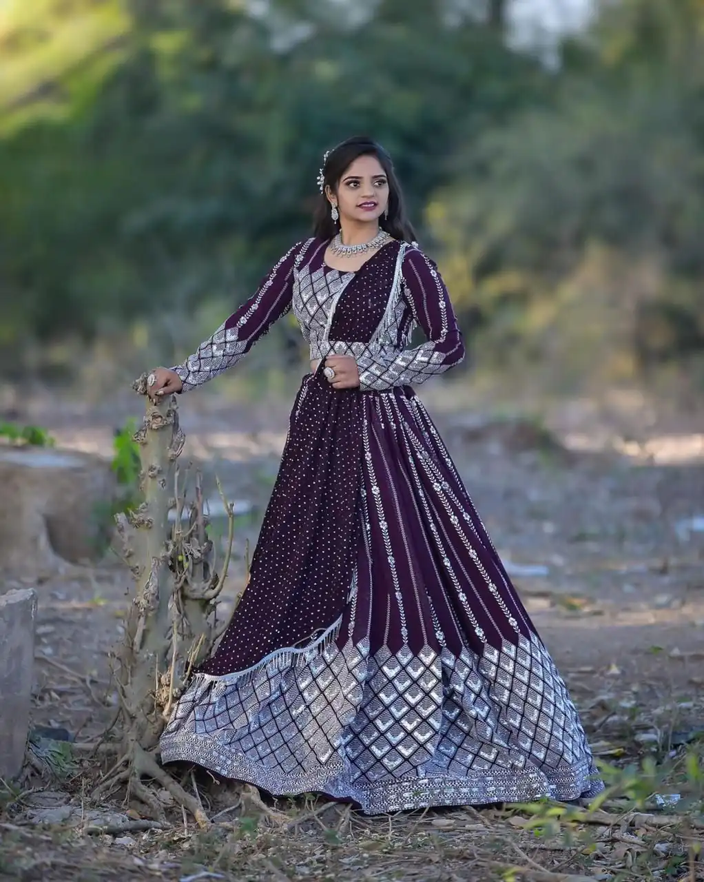 Ram 001 Maroon Color Georgette Sequence Thread Work With Zari Lehenga Choli Casual, Wedding, Festive, Events Expected Delivery 4-6 Working Days @3199/- | Bollywood Lehenga, Creative Lehenga, Designer Lehenga, Embroidered Lehenga, Lehenga, Party Wear Lehenga