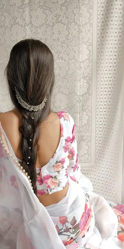 YNF7007 White Color Georgette Printed with pearl lace border Saree Casual, Party Wear, Wedding, Events Etc. Expected Delivery 4-6 Working Days @1499/- | Bollywood Sarees, Creative Sarees, Designer Sarees, Embroidered Sarees, Ethnic Saree, Modern Digital sarees, Party Wear Sarees, Sarees