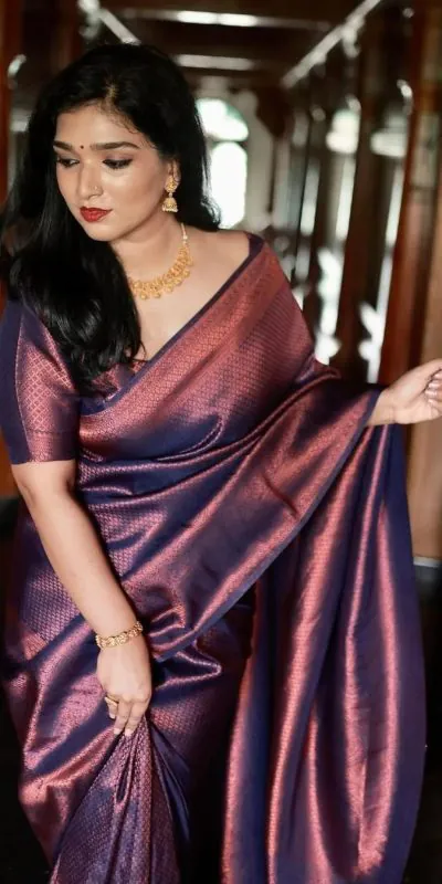 DDF Keri Purple Color Soft Lichi Silk Ordinary Design Rich Pallu Saree Casual, Party Wear, Events, Festivals Etc. Expected Delivery 4-6 Working Days 1399/ | Bollywood Sarees, Creative Sarees, Designer Sarees, Embroidered Sarees, Ethnic Saree, Modern Digital sarees, Party Wear Sarees, Sarees