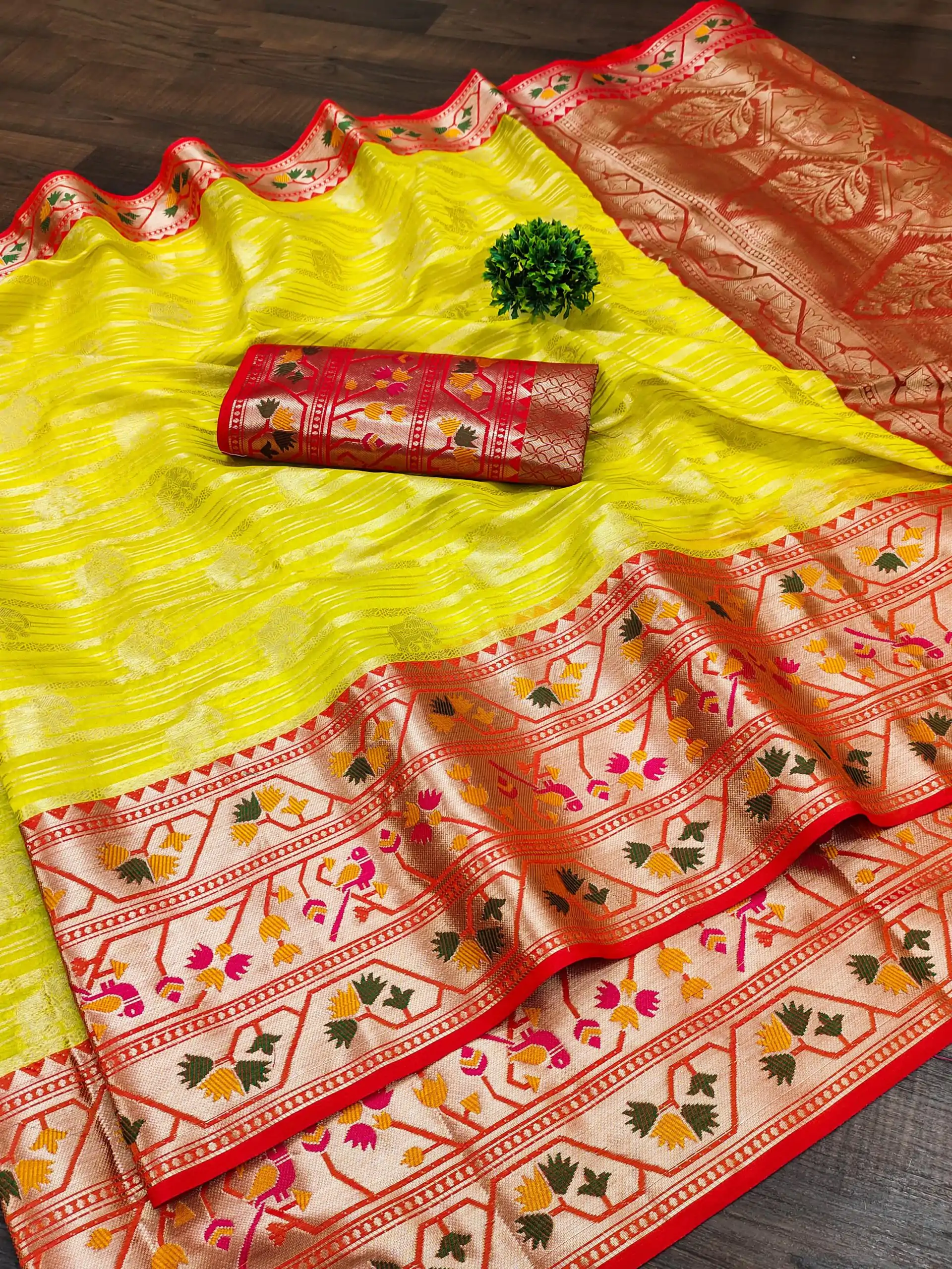 MB™️  3263 Yellow Color Pure Lichi Silk Gold Zari Weaving Saree Casual, Wedding, Party, Festival, Events, Etc. Expected Delivery 4-6 Working Days @1599/- | Bollywood Sarees, Creative Sarees, Designer Sarees, Embroidered Sarees, Ethnic Saree, Modern Digital sarees, Party Wear Sarees, Sarees