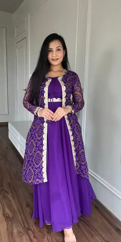 purple color anarkali dress Purple Anarkali: Buy Purple Anarkali Dress Online in India @Best Price