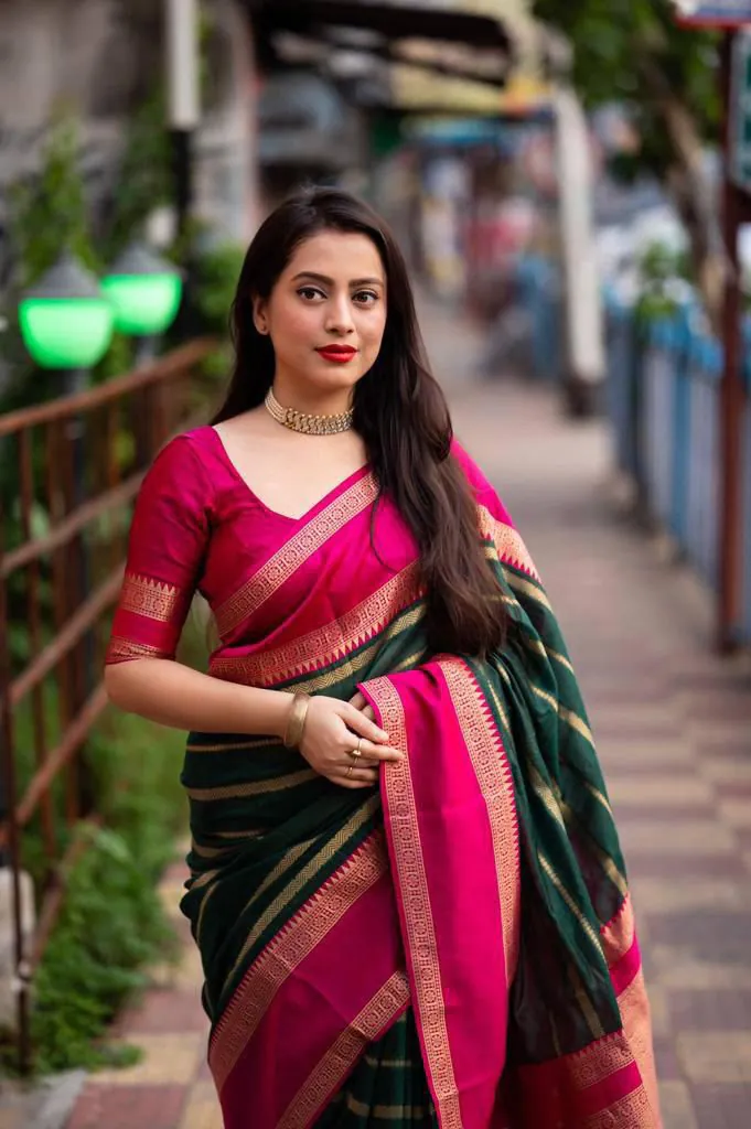 KP 5051 Pink Color Soft Lichi Silk Jacquard Work Saree Rich Pallu Casual, Party Wear, Wedding, Events Etc. Expected Delivery 4-6 Working Days @1449/- | Bollywood Sarees, Creative Sarees, Designer Sarees, Embroidered Sarees, Ethnic Saree, Modern Digital sarees, Party Wear Sarees, Sarees
