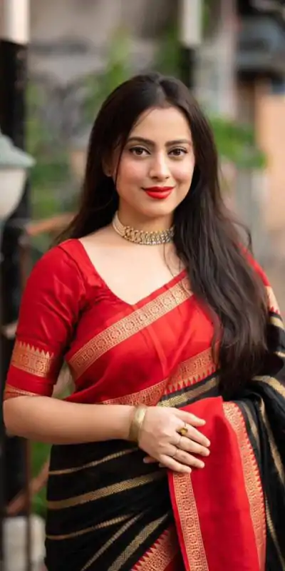 KP 5051 Red Color Soft Lichi Silk Jacquard Work Saree Rich Pallu Casual, Party Wear, Wedding, Events Etc. Expected Delivery 4-6 Working Days @1449/- | Bollywood Sarees, Creative Sarees, Designer Sarees, Embroidered Sarees, Ethnic Saree, Modern Digital sarees, Party Wear Sarees, Sarees