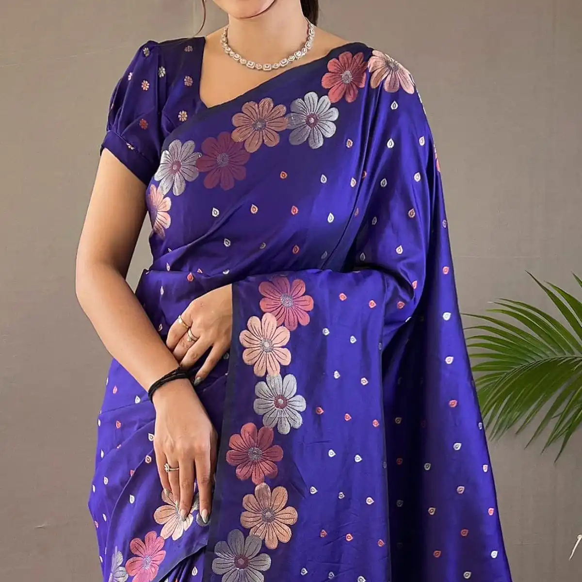 DDF 127 Blue Color Soft Lichi Silk Ordinary Design Rich Pallu Saree Casual, Party Wear, Events, Festivals Etc. Expected Delivery 4-6 Working Days 1499/- | Bollywood Sarees, Creative Sarees, Designer Sarees, Embroidered Sarees, Ethnic Saree, Modern Digital sarees, Party Wear Sarees, Sarees