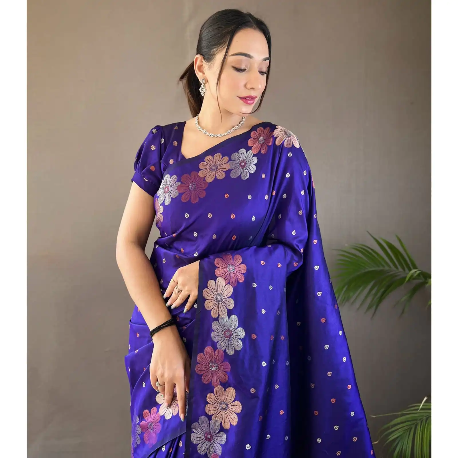 DDF 127 Blue Color Soft Lichi Silk Ordinary Design Rich Pallu Saree Casual, Party Wear, Events, Festivals Etc. Expected Delivery 4-6 Working Days 1499/- | Bollywood Sarees, Creative Sarees, Designer Sarees, Embroidered Sarees, Ethnic Saree, Modern Digital sarees, Party Wear Sarees, Sarees