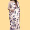 Nice Purple Color Devsena Soft Silk Digital Printed Work Saree