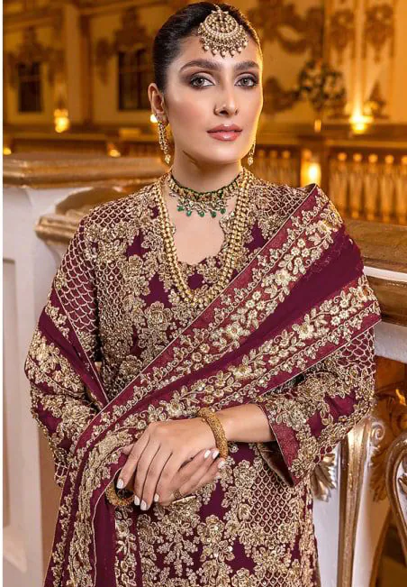 FC 119 Maroon Georgette Coding Sequence Embroidery With Stone Work Kurti Wedding, Party, Festive, Events Etc. Expected Delivery 4-6 Working Days  @2099 | Bollywood Kurti, Creative Kurtis, Designer Kurti, Kurti, Party Wear Kurti, Selfie Kurti