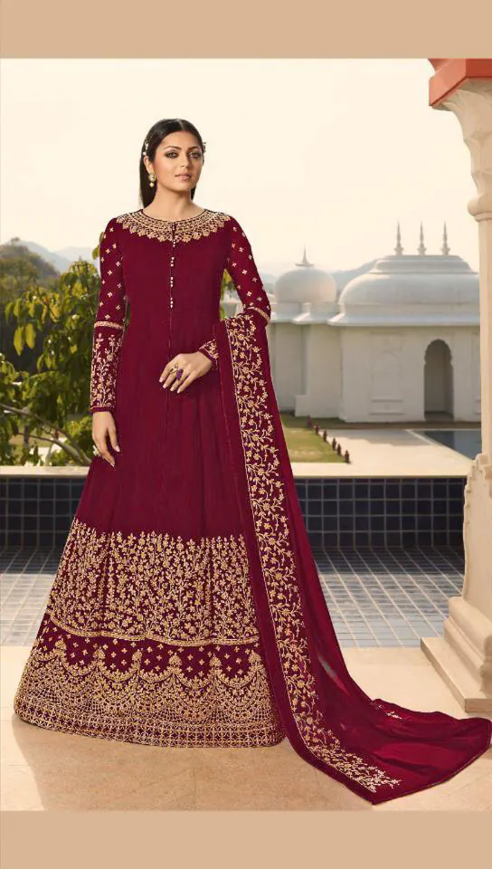 LT NITYA 3803 Maroon Color Georgette With Cording Work Sharara Suit Wedding, Festive, Party Events Etc. Expected Delivery 4-6 Working Days @1949/- | Jump Suits, Casual Suits, Creative suits, Designer Suits, Palazzo Suits, Party Wear Suits, Patiala Suits, Salwar suit, Straight Suits