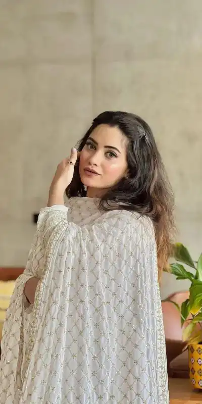 SSR 459 White Color Georgette Embroidery Sequence Salwar Suit Wedding, Party, Festive, Events Expected Delivery 4-6 Working Days @ 2199/- Only | Casual Suits, Creative suits, Designer Suits, Party Wear Suits, Salwar suit, Straight Suits