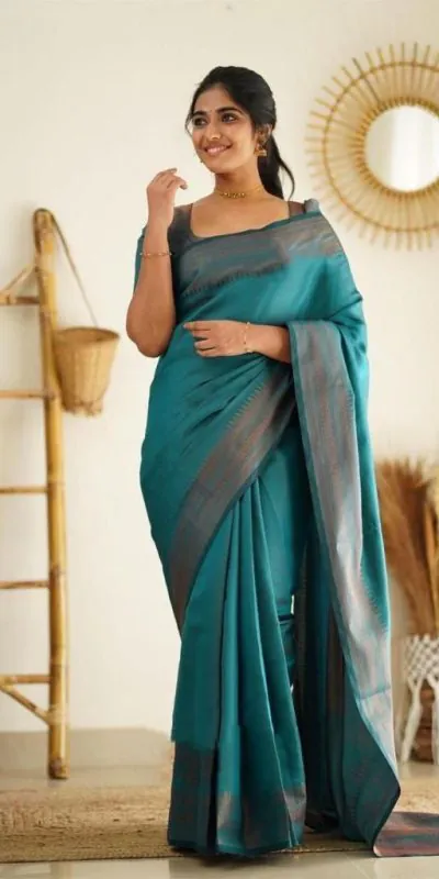 KP 4068 Peacock Blue Color Soft Lichi Silk Cloth Rich Pallu All Over Saree Events Casual, Wedding, Festive, Events Expected Delivery  4-6 Working Days @1349/ | Bollywood Sarees, Creative Sarees, Designer Sarees, Embroidered Sarees, Ethnic Saree, Modern Digital sarees, Party Wear Sarees, Sarees