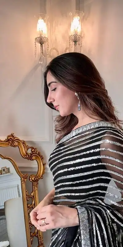 JR 601A Black & White Color Georgette Embroidery Sequence lace piping Work Saree Casual, Wedding, Festive, Events . Expected Delivery  4-6 Working Days @1749 | Bollywood Sarees, Creative Sarees, Designer Sarees, Embroidered Sarees, Ethnic Saree, Modern Digital sarees, Party Wear Sarees, Sarees