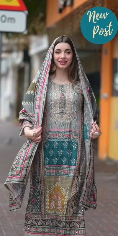 LG-1834 Grey Color Maslin Embroidery Printed Mirror Salwar Suit Casual, Wedding, Festive, Events Expected Delivery 4-6 Working Days @1899/- | Jump Suits, Casual Suits, Creative suits, Designer Suits, Palazzo Suits, Party Wear Suits, Patiala Suits, Salwar suit, Straight Suits