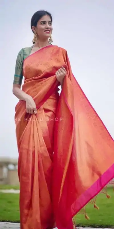 KP 4099 Pink Color Soft Lichi Silk Cloth Rich Pallu All Over Saree Events Casual, Wedding, Festive, Events Etc. Expected Delivery  4-6 Working Days @1349/- | Bollywood Sarees, Creative Sarees, Designer Sarees, Embroidered Sarees, Ethnic Saree, Modern Digital sarees, Party Wear Sarees, Sarees