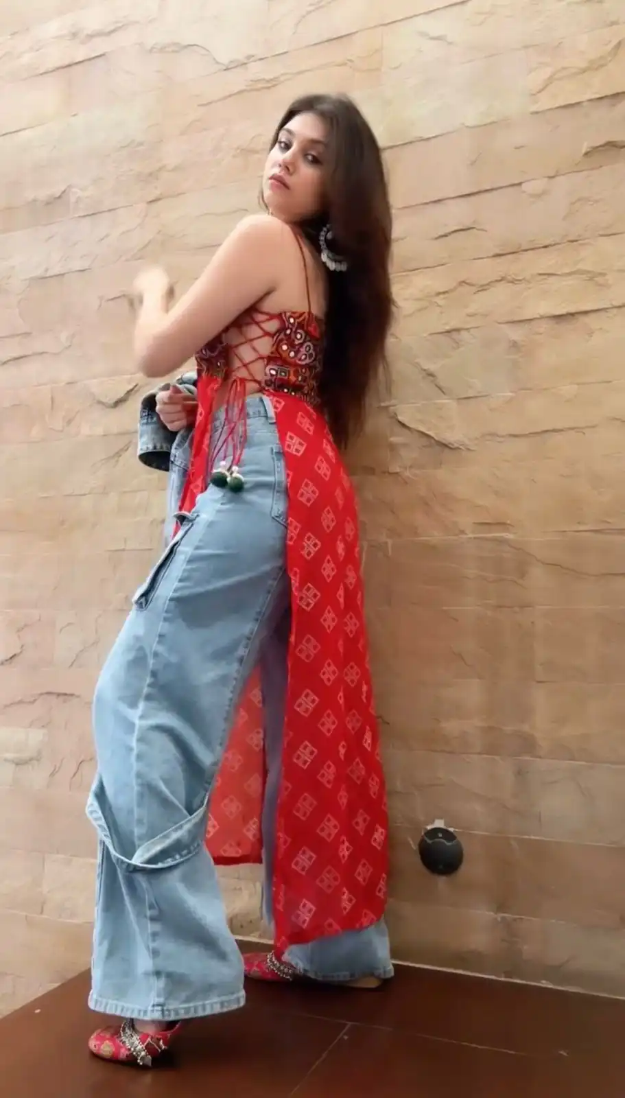 RTC 5691 Red Color Foix Georgette Chine Stich Work Real Mirror Kurti Casual, Wedding, Party, Festive, Events Etc. Expected Delivery 4-6 Working Days @1749/- | Bollywood Kurti, Creative Kurtis, Designer Kurti, Kurti, Party Wear Kurti, Selfie Kurti