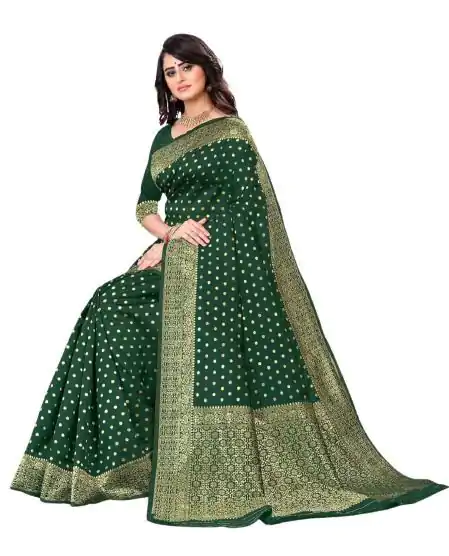KP 4012 Stone Green Color Soft Lichi Silk Cloth Rich Pallu Work Saree Casual, Party Wear, Wedding, Events Etc.   Expected Delivery 4-6 Working Days @ 1349/- | Bollywood Sarees, Creative Sarees, Designer Sarees, Embroidered Sarees, Ethnic Saree, Modern Digital sarees, Party Wear Sarees, Sarees