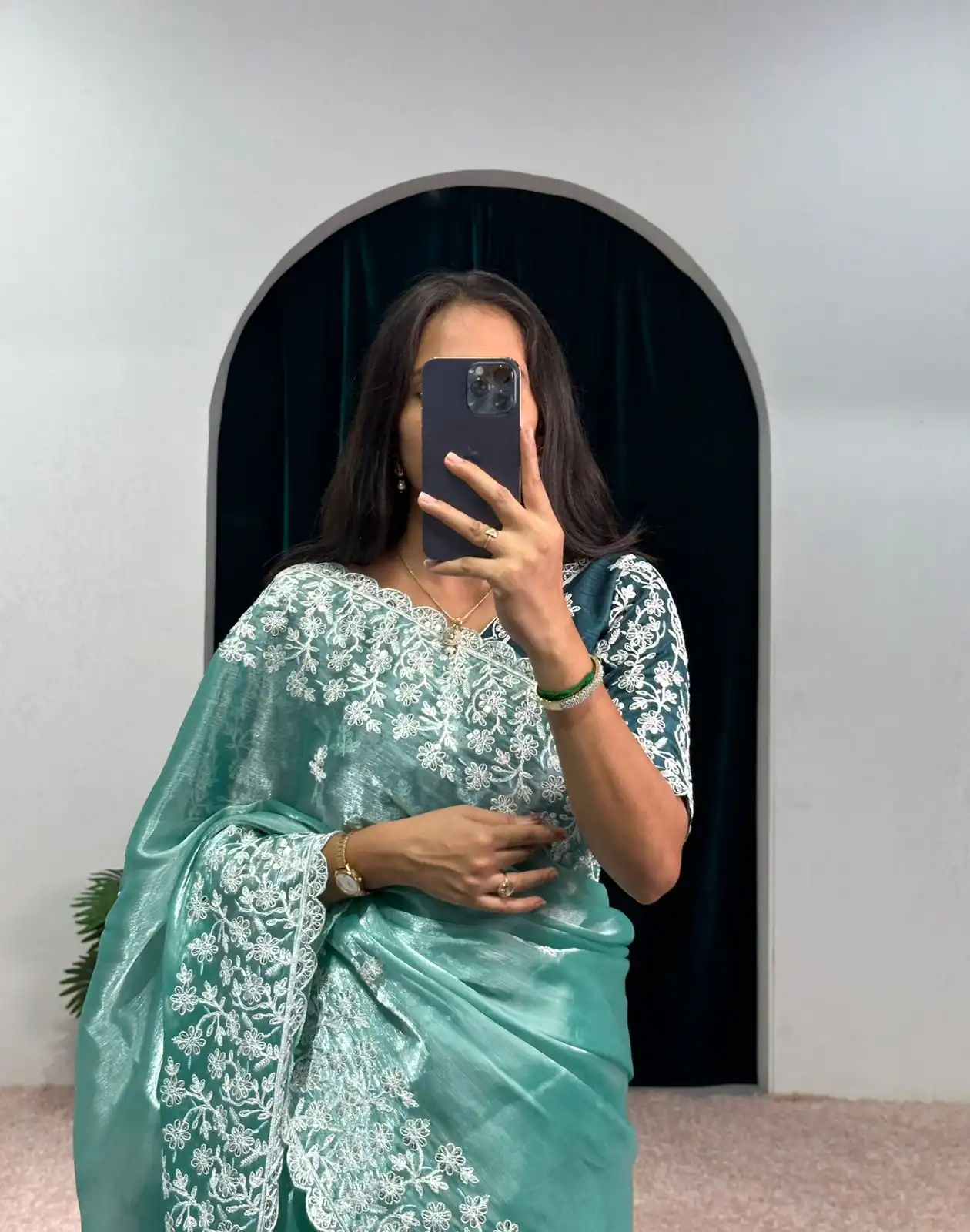 ST 471 Blue Color Burberry With Blooming Embroidery Saree Casual, Wedding, Party, Festive, Events Etc. Expected Delivery 4-6 Working Days @1999/- | Bollywood Sarees, Creative Sarees, Designer Sarees, Embroidered Sarees, Ethnic Saree, Modern Digital sarees, Party Wear Sarees, Sarees