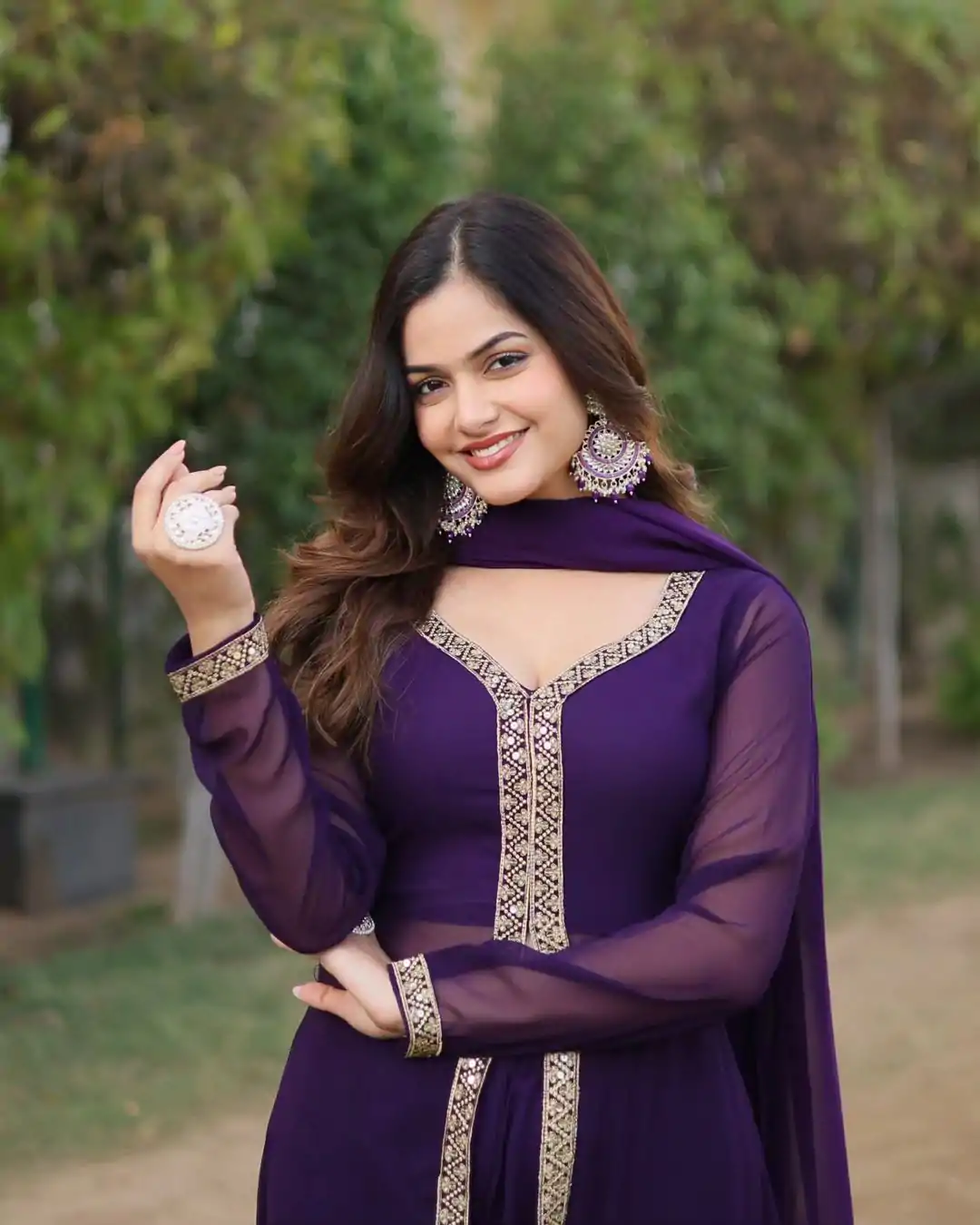 VLM 136 Blue Color Georgette Embroidery Sequence Salwar Suit Wedding, Party, Festive, Events Expected Delivery 4-6 Working Days @ 1699/- Only | Casual Suits, Creative suits, Designer Suits, Party Wear Suits, Salwar suit, Straight Suits