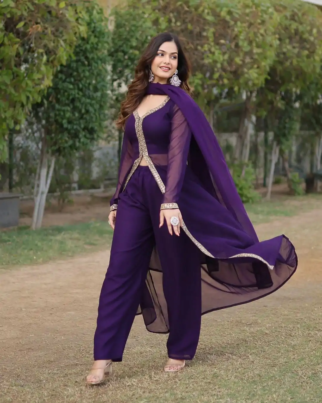 VLM 136 Blue Color Georgette Embroidery Sequence Salwar Suit Wedding, Party, Festive, Events Expected Delivery 4-6 Working Days @ 1699/- Only | Casual Suits, Creative suits, Designer Suits, Party Wear Suits, Salwar suit, Straight Suits